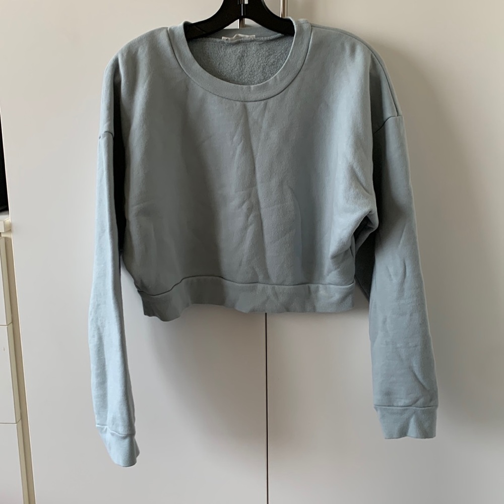 Reformation cropped sweatshirt, size S